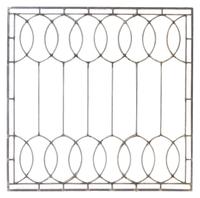 A Frank Lloyd Wright Designed Leaded Glass Window from the Parker House, Oak Park, IL Height 30 3/8 x width 31 inches. — LATE 19TH CENTURY