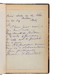 [BURTON, Richard Francis, Sir (1821-1890)]. RICHARDS, Alfred Bates (1820-1876), Andrew WILSON, and St. Clair BADDELEY (1856-1946). A Sketch of the Career of Richard F. Burton Collected from "Men of Eminence;" from Sir Richard and Lady Burton's own Works; From the Press; from Personal Knowledge, and Various other Reliable Sources . London: Waterlow & Sons Limited, 1886.