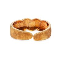 YELLOW GOLD AND DIAMOND CUFF BRACELET