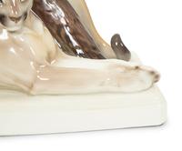 A Nymphemberg Porcelain Model of a Pair of Pumas