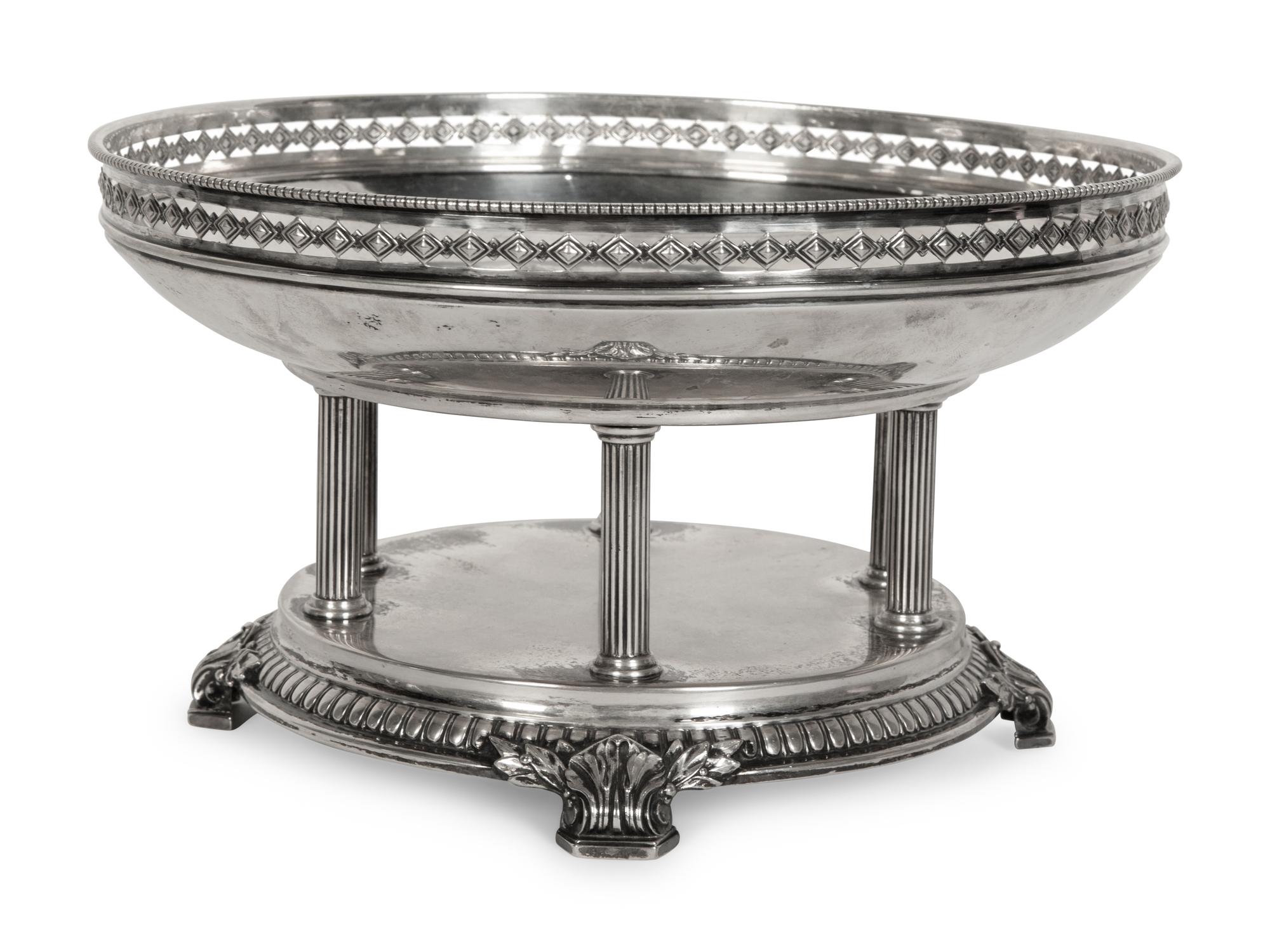 A German Silver Centerpiece Basket