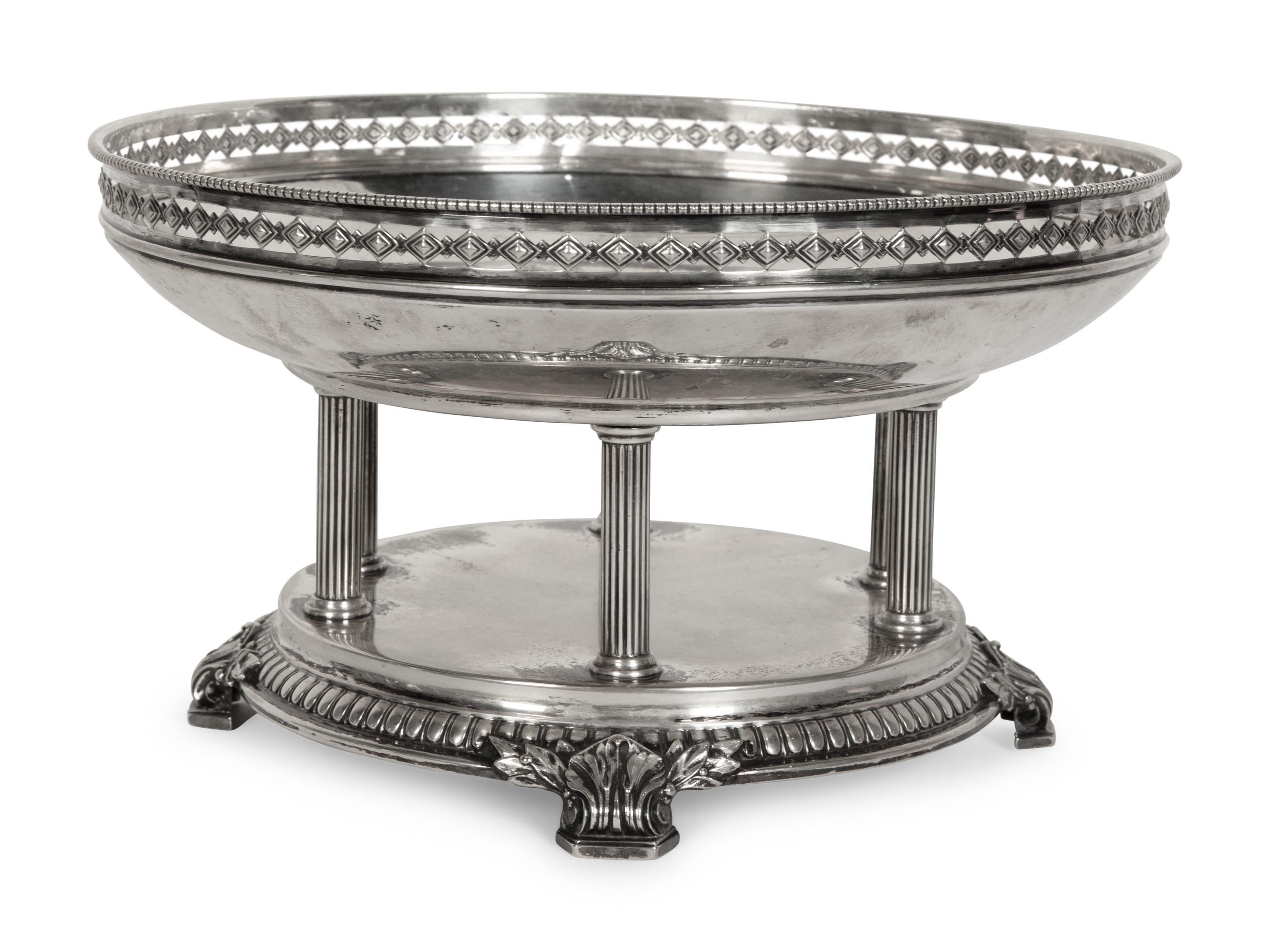 A German Silver Centerpiece Basket