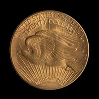 A United States 1925-S St. Gaudens $20 Gold Coin