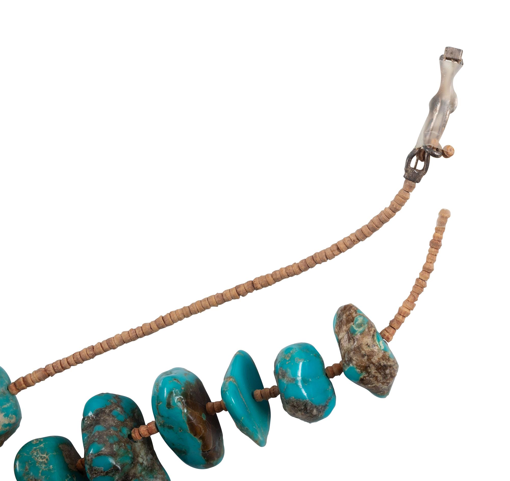 Navajo or Pueblo Turquoise Nugget Necklaces