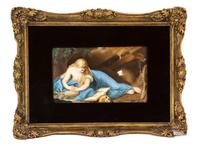 A KPM Porcelain Plaque of Mary Magadalene Height 7 x width 12 1/2 inches. — 19TH CENTURY