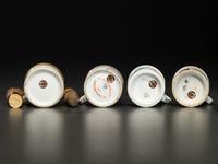 Four Porcelain Shaving Mugs