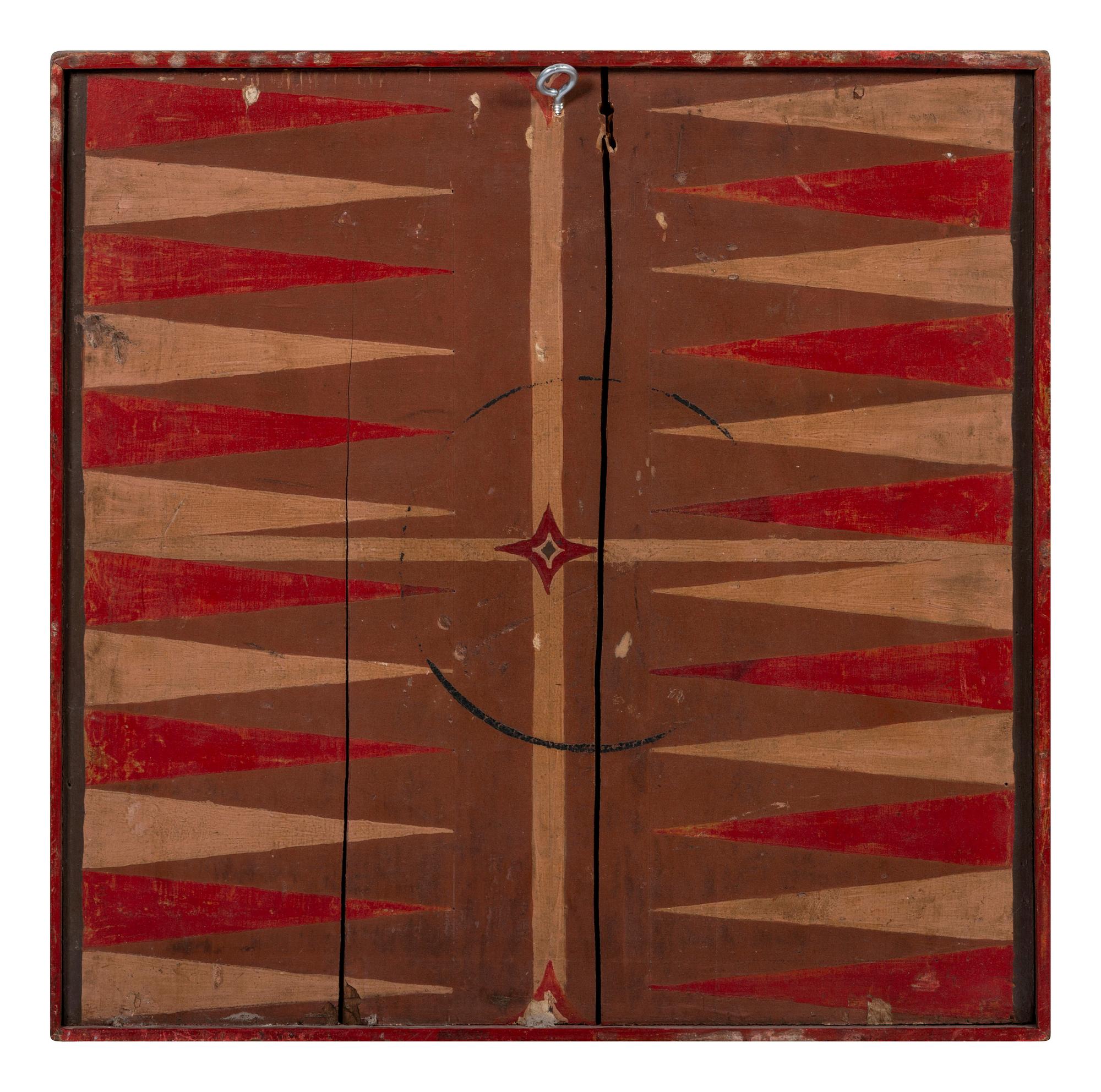Four Painted Decorated Gameboards