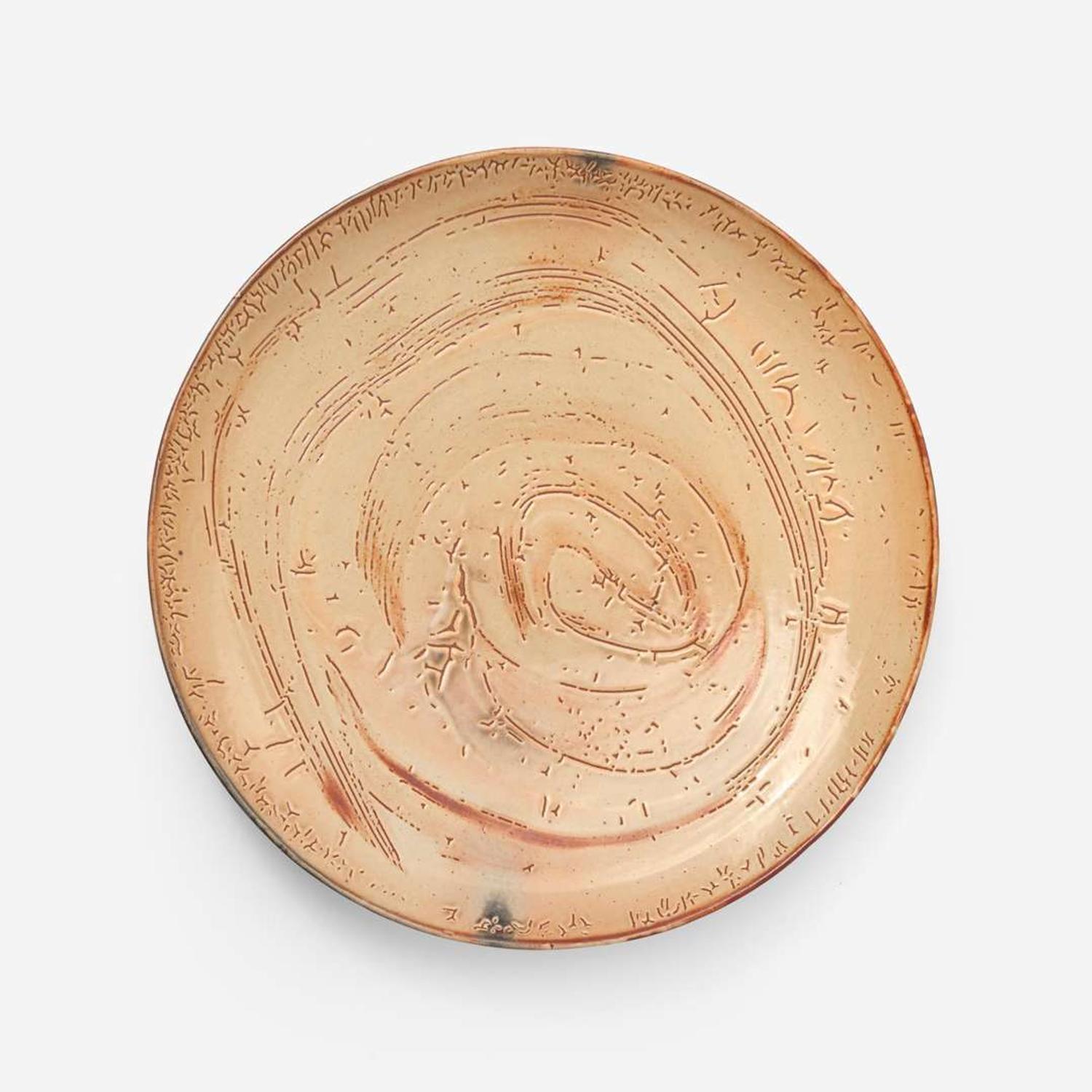 Chris Gustin (American, b. 1952) Large Shino Charger, USA, 1980