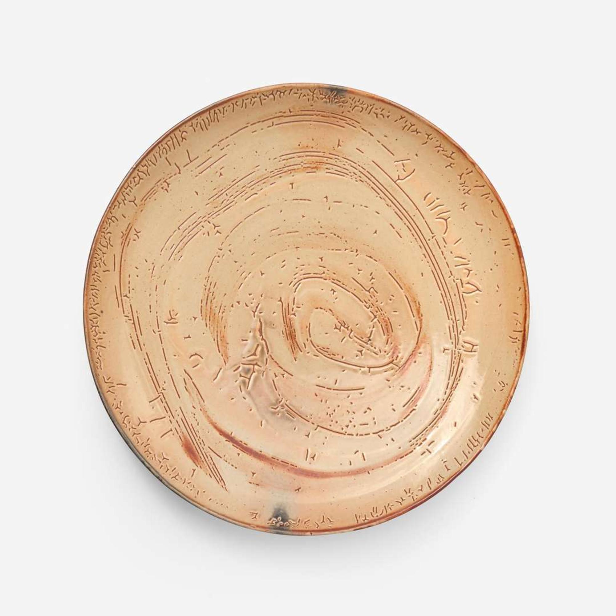 Chris Gustin (American, b. 1952) Large Shino Charger, USA, 1980