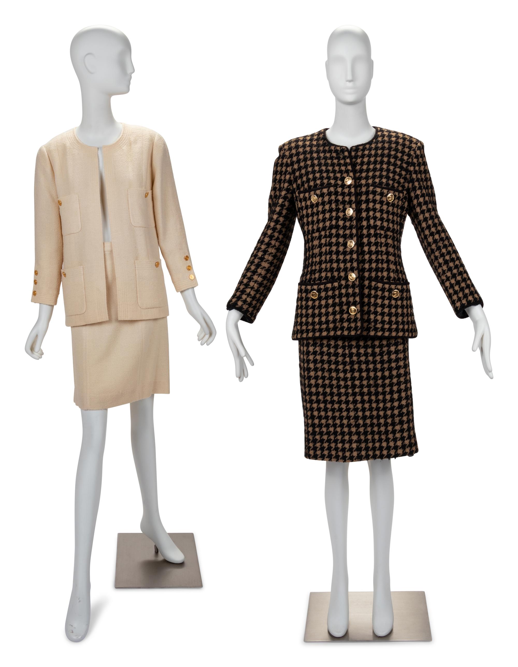 Two Chanel Skirt Suits, 1980-90s