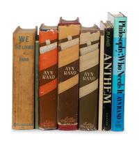 RAND, Ayn (1905-1982). A group of 8 volumes, comprising:
