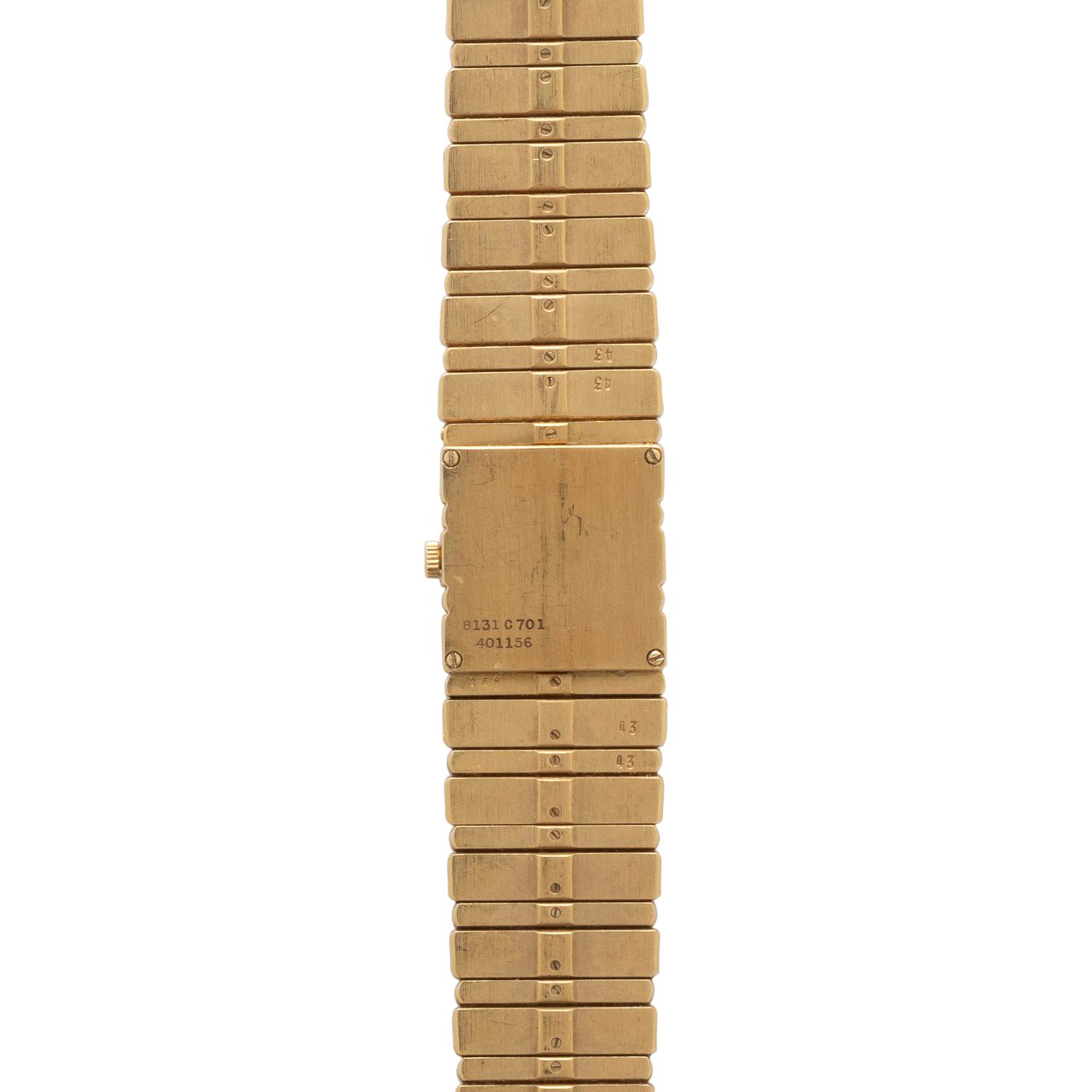 PIAGET, REF. 8131C 18K YELLOW GOLD ‘POLO’ WRISTWATCH