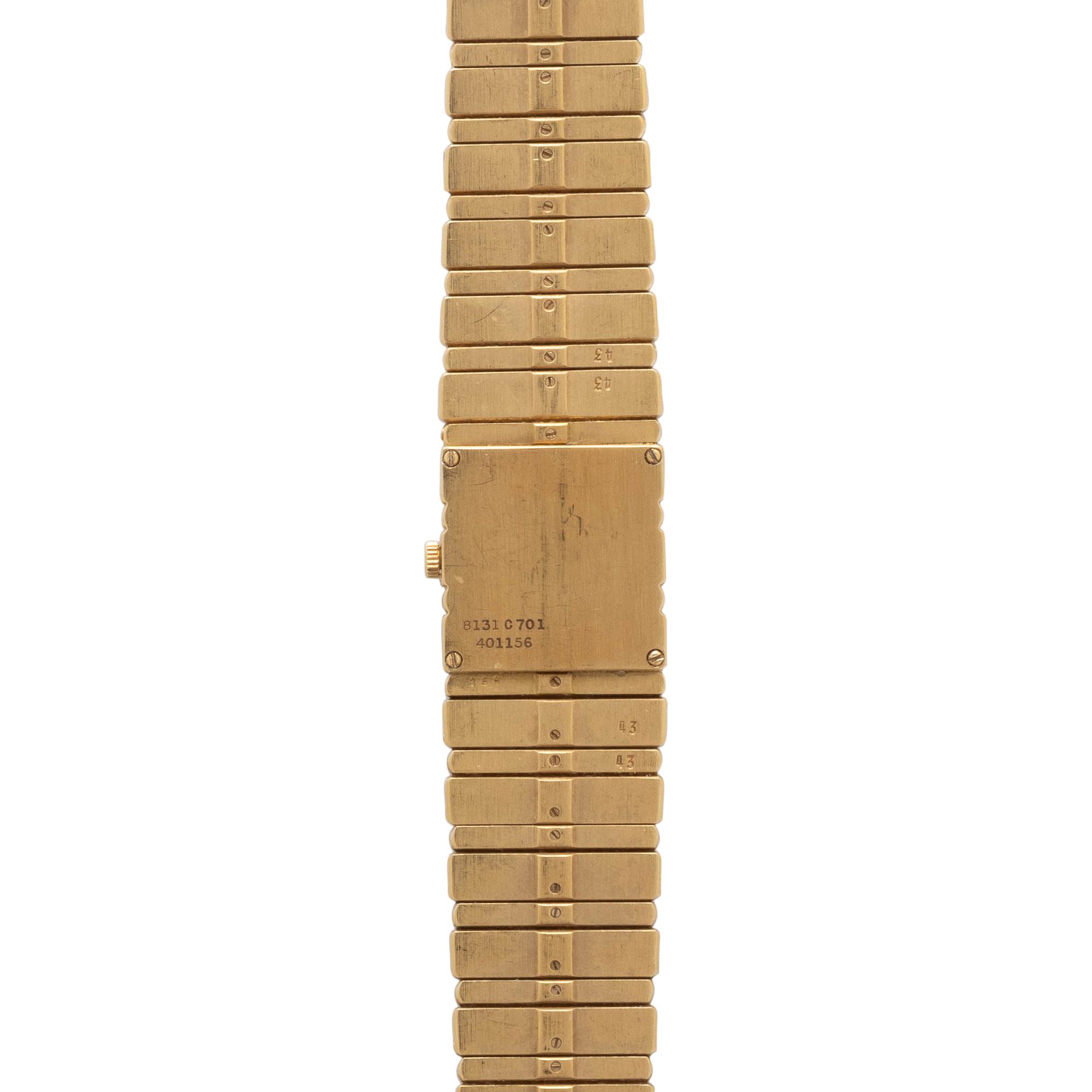 PIAGET, REF. 8131C 18K YELLOW GOLD ‘POLO’ WRISTWATCH