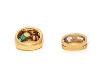 COLLECTION OF YELLOW GOLD RINGS