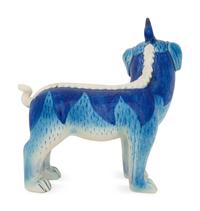 A Glazed Earthenware Guardian Lion