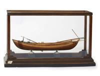 Boxwood model of a whaleboat Luciano Dovesi, England and Scotland, 20th/21st century