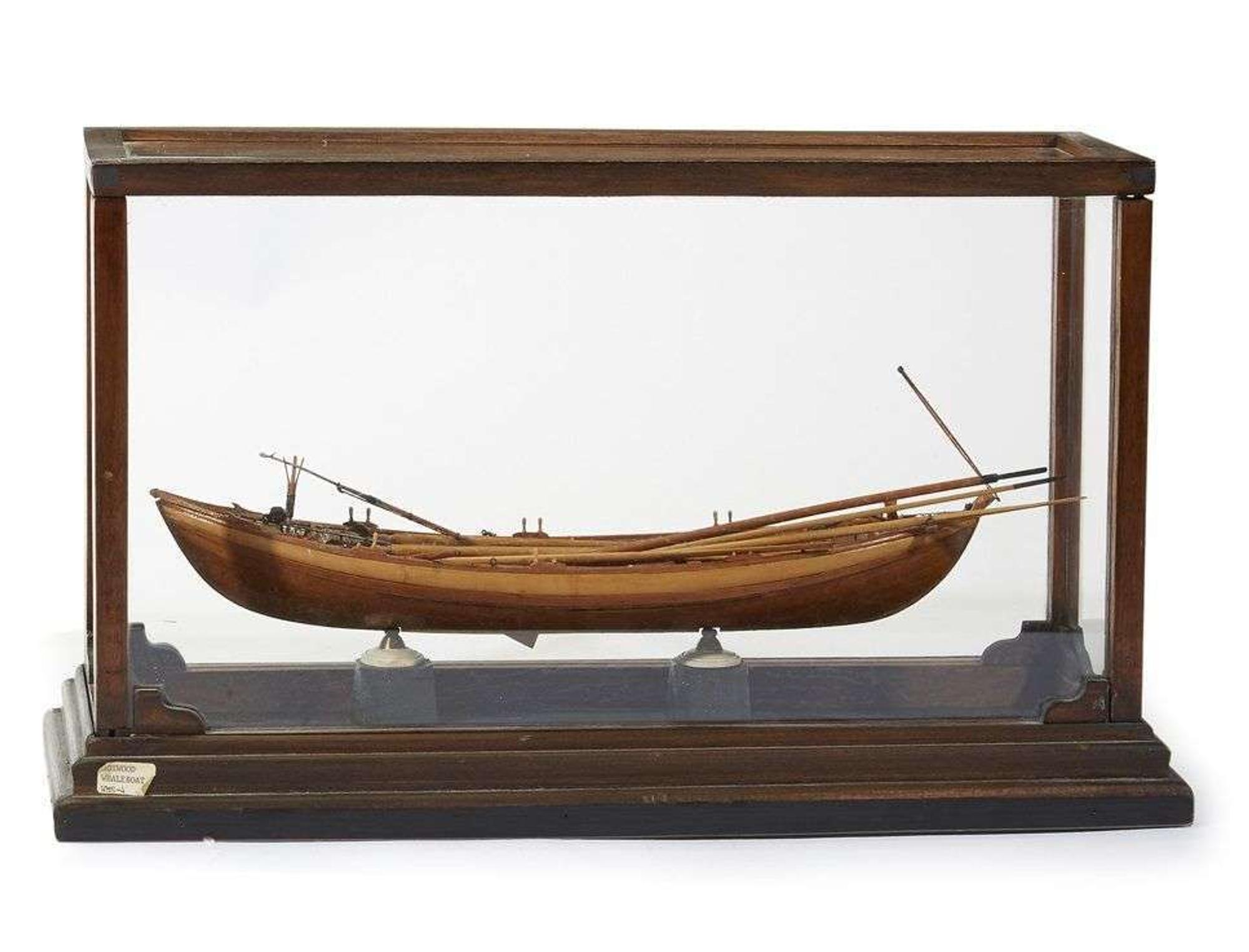 Boxwood model of a whaleboat Luciano Dovesi, England and Scotland, 20th/21st century