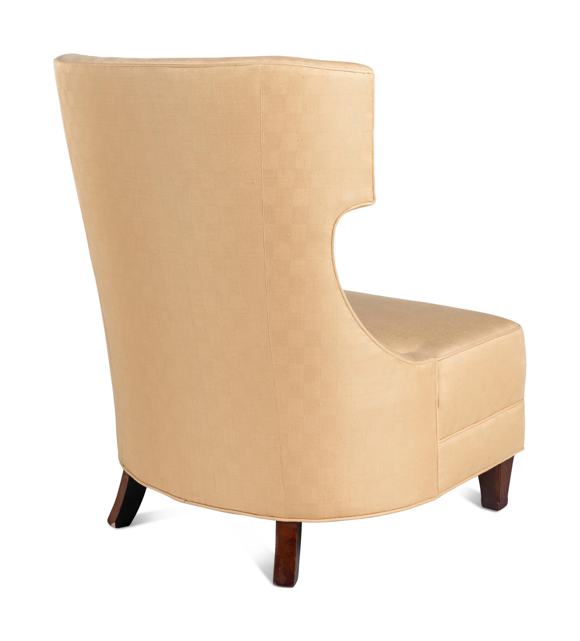 A Pair of Contemporary Slipper Chairs