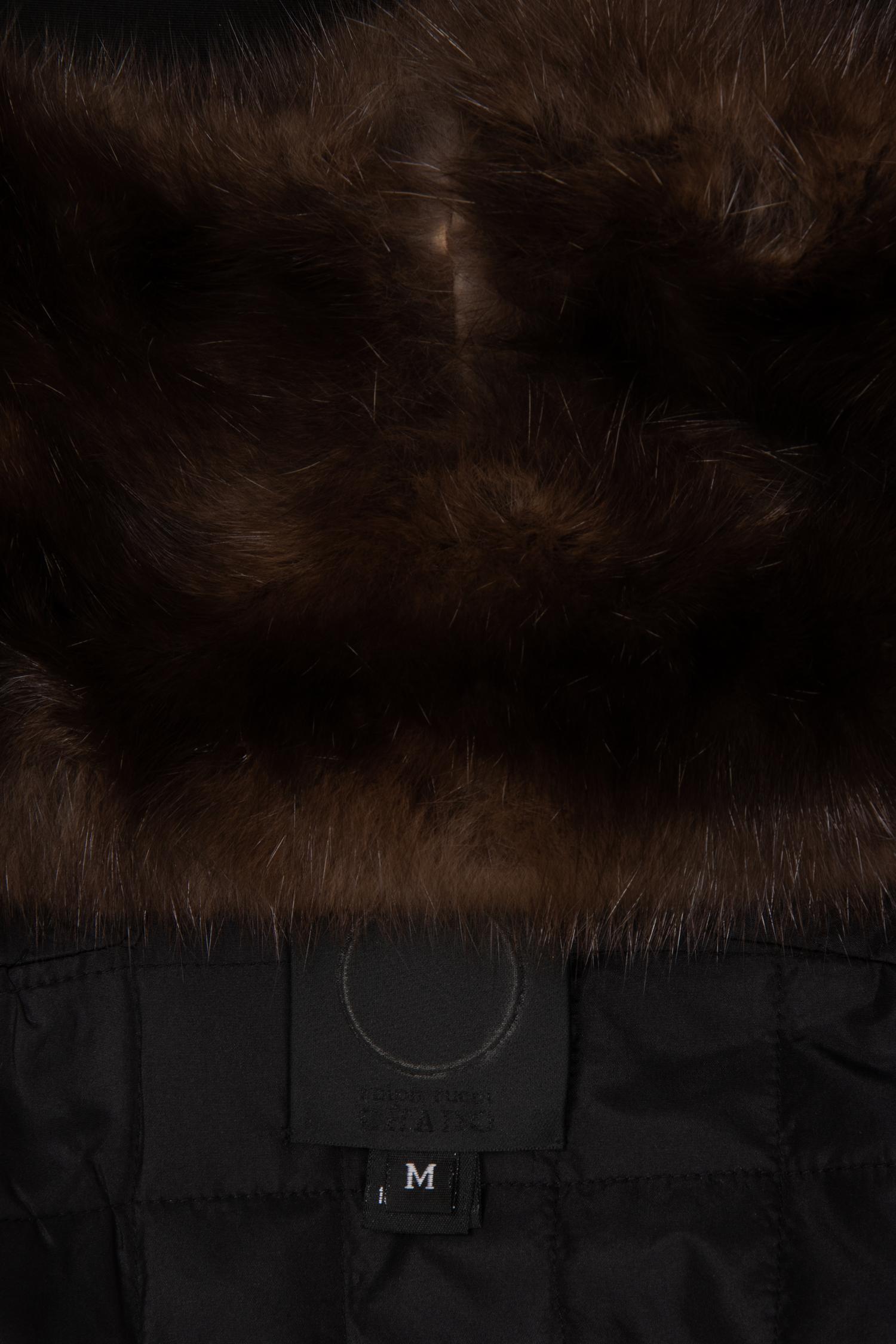 Ralph Rucci Sable Trimmed Coat