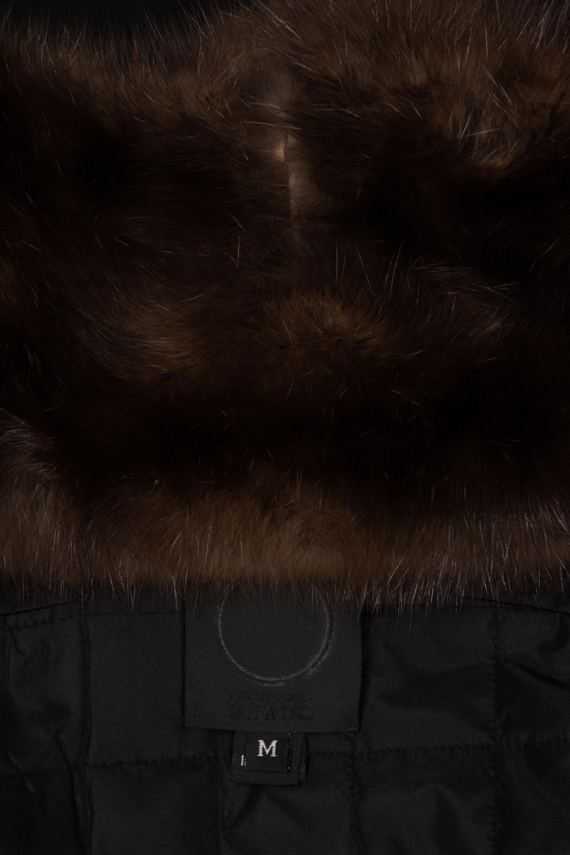 Ralph Rucci Sable Trimmed Coat