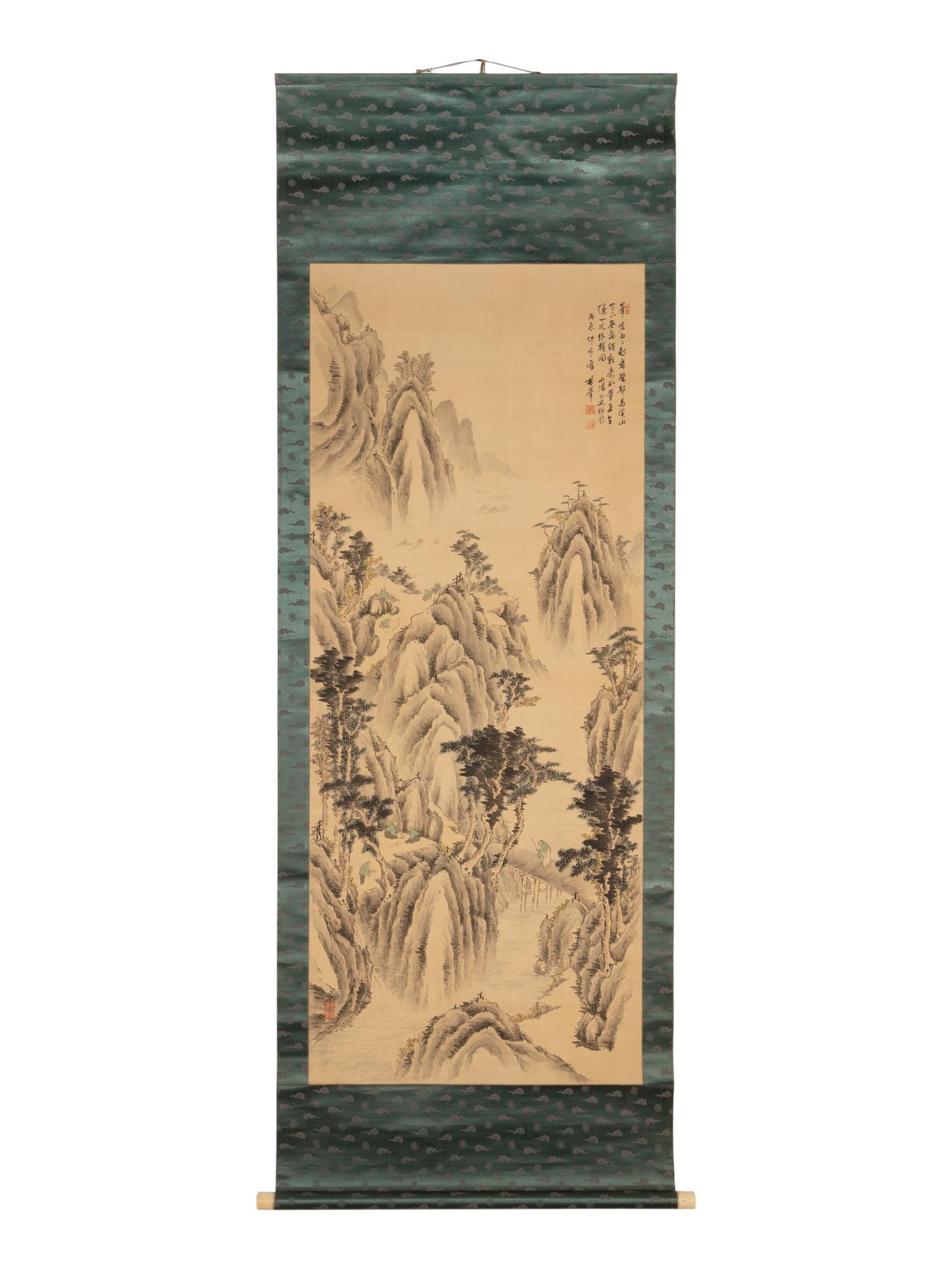Five Japanese 'Landscape' Paintings