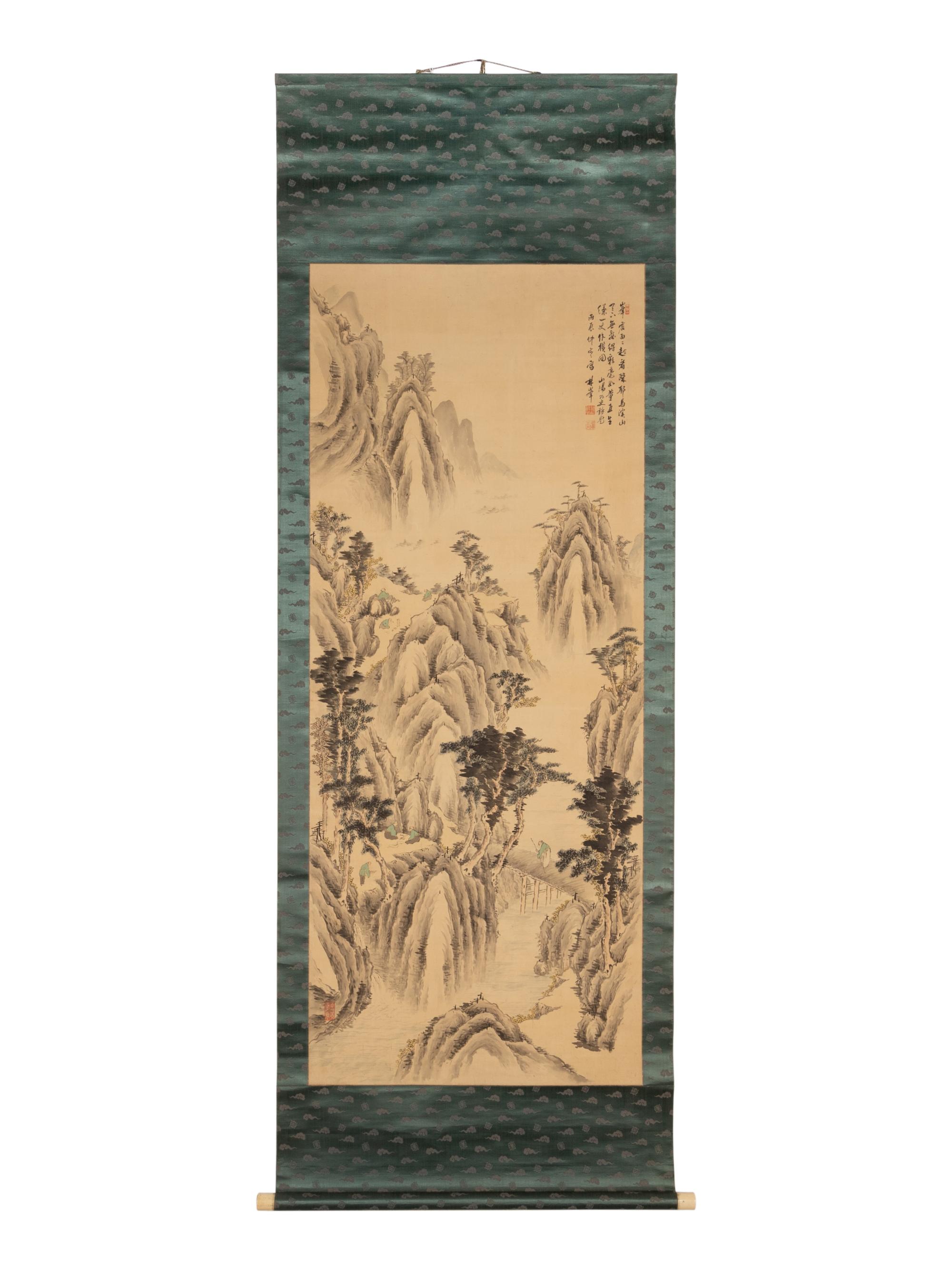 Five Japanese 'Landscape' Paintings