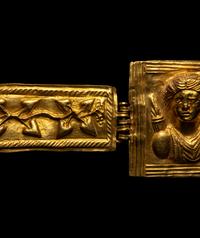 A Roman Gold Diadem or Girdle Featuring Diana