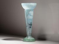 Scenic Swan Vase