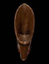 A Bamana or Marka Wood Face Mask