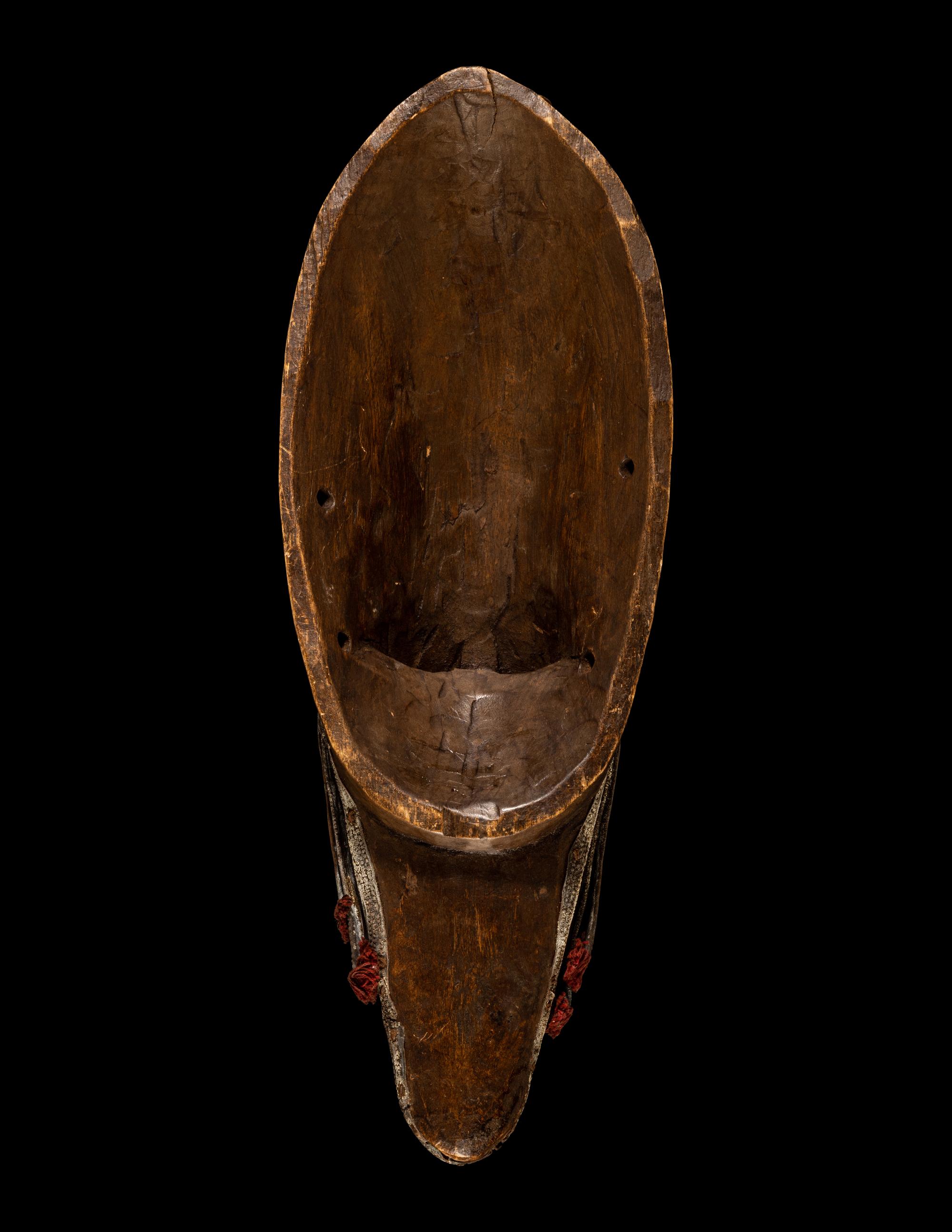 A Bamana or Marka Wood Face Mask