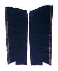 Osage Wool Leggings, with Fine Ribbonwork