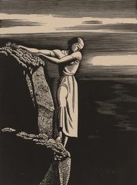 Girl on a Cliff