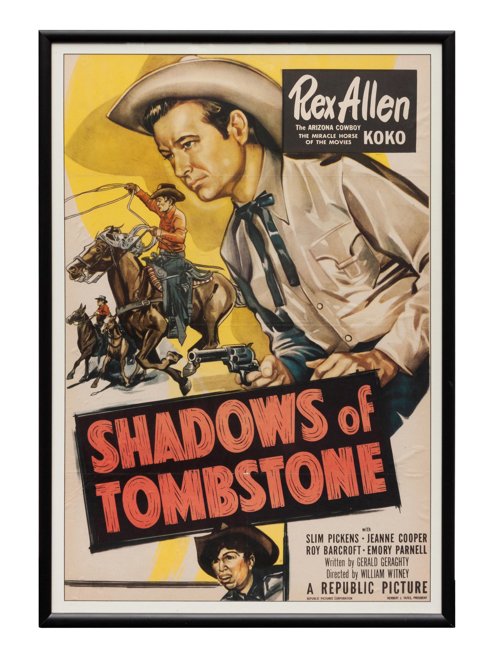 Vintage Movie Poster, Shadows of Tombstone