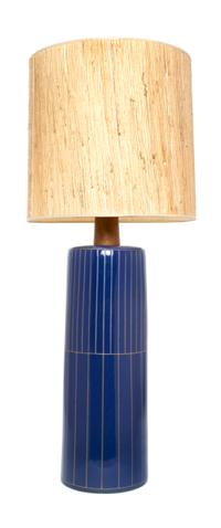 A Ceramic Table Lamp, Marshall Studios Height overall 39 inches.