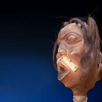 Tlingit Carved Effigy Rattle