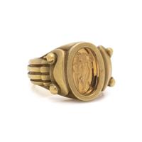 KIESELSTEIN-CORD, YELLOW GOLD INTAGLIO RING