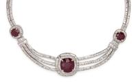 RUBY AND DIAMOND NECKLACE