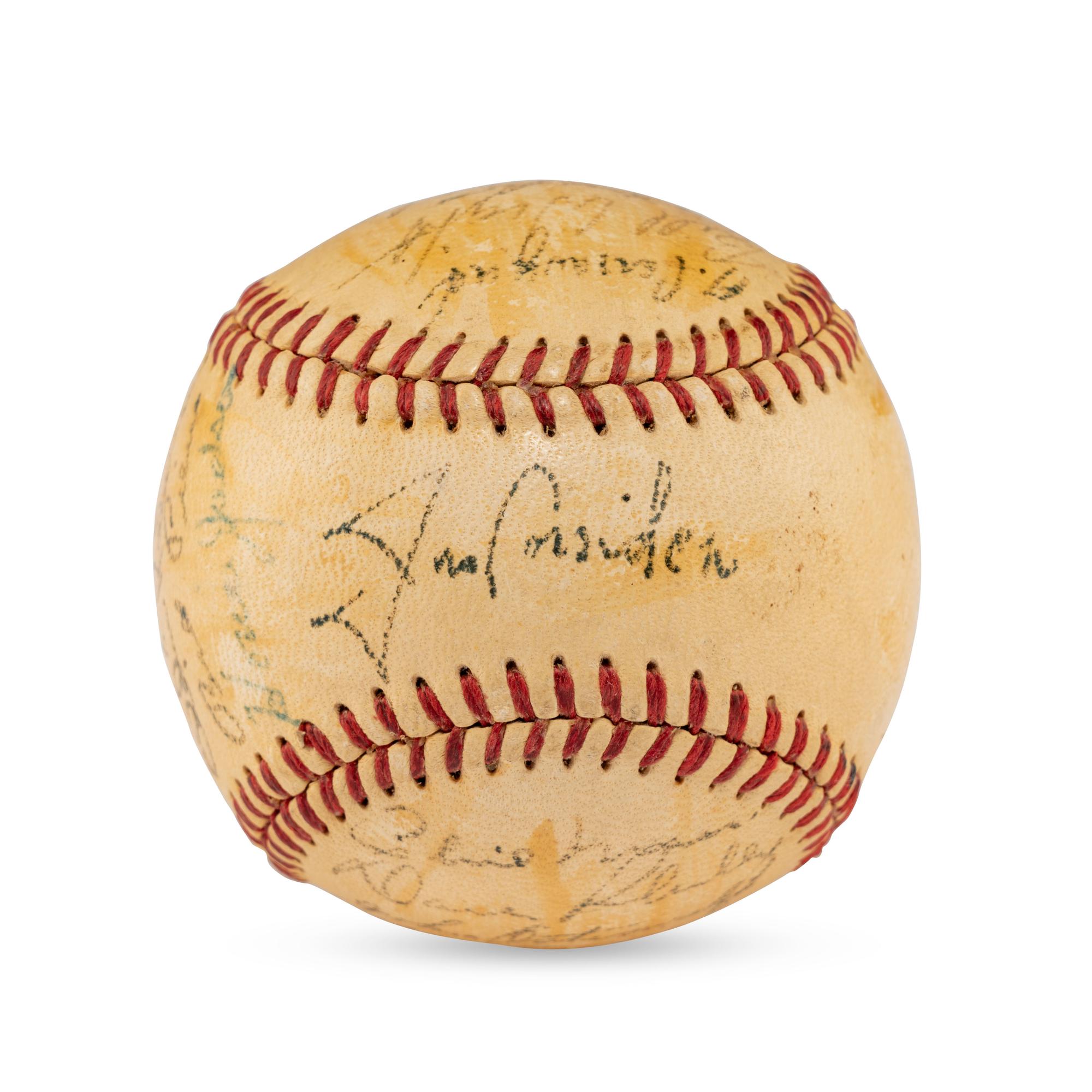 A 1950 Chicago White Sox Team Signed Autograph Baseball