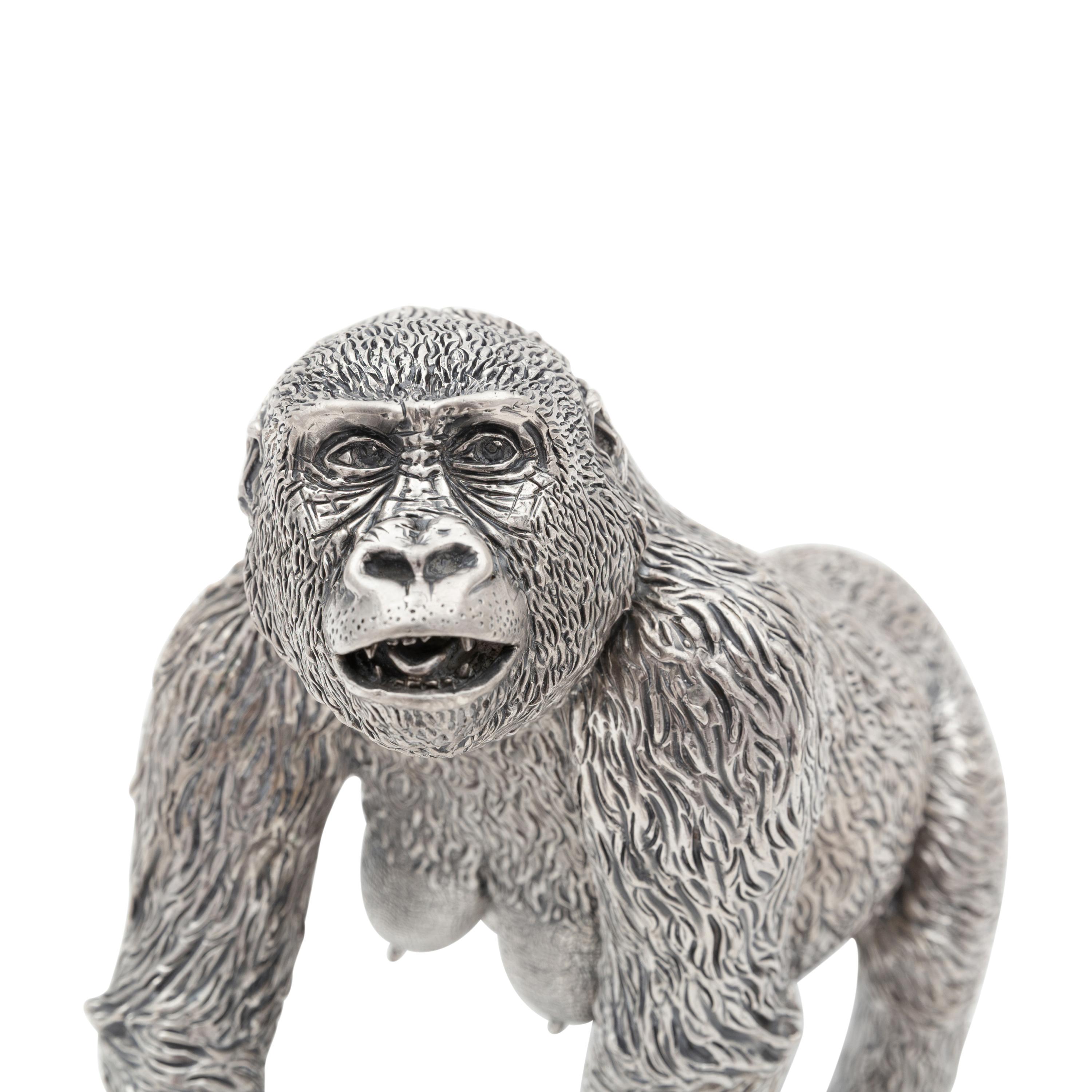 Patrick Mavros (London and Harare, Zimbabwe, Est. 1978) — Female Gorilla Walking (Monica), 2001