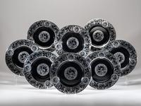 Set of Eight Plates