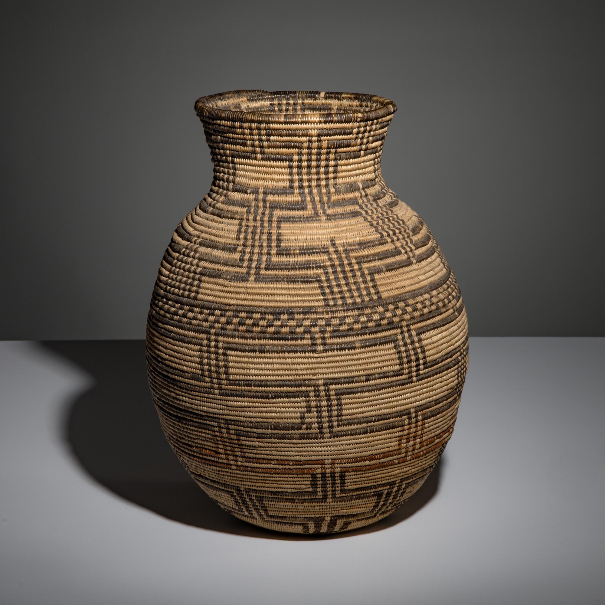 Apache Polychrome Basketry Olla