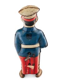 A Group of Three Tin Lithograph Walker Toys