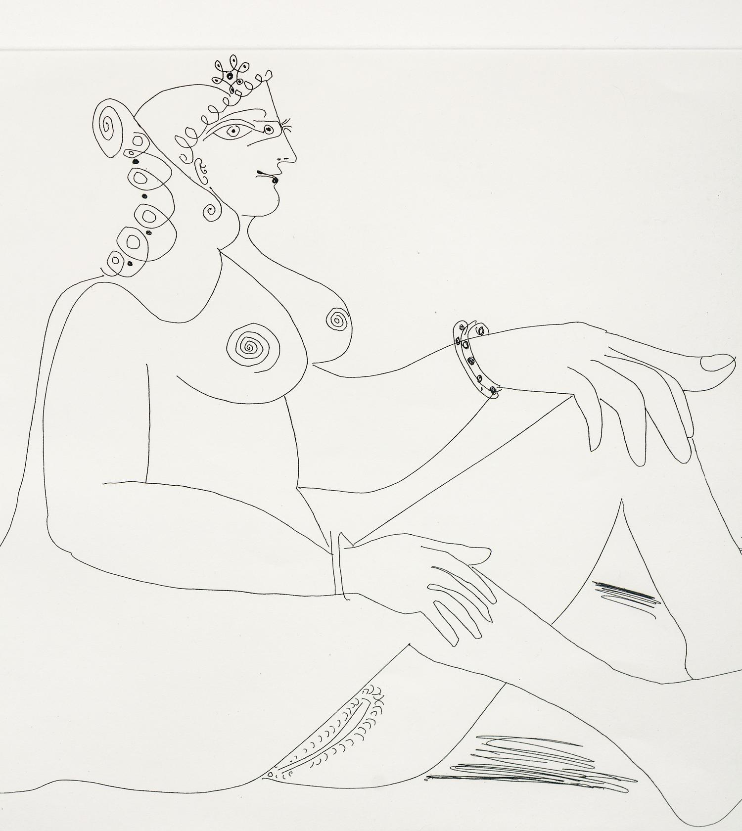 Fille au Bracelet, avec Degas les Mains dans le Dos, from 156 Series