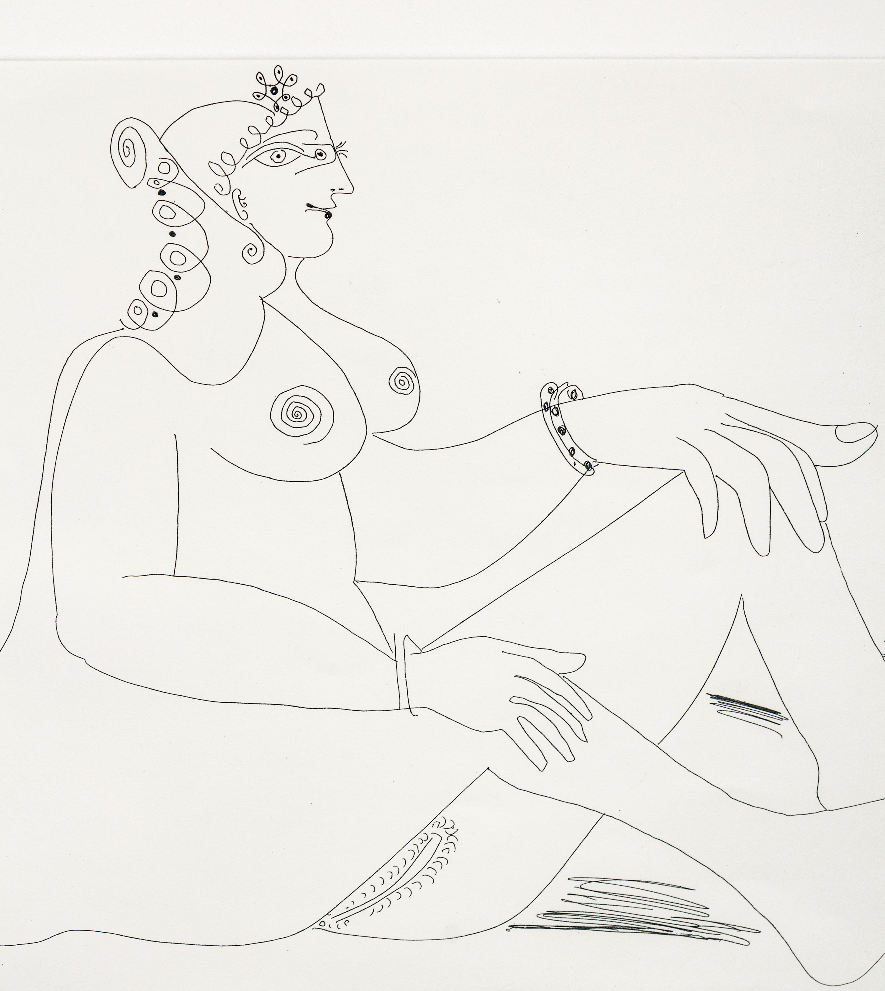 Fille au Bracelet, avec Degas les Mains dans le Dos, from 156 Series