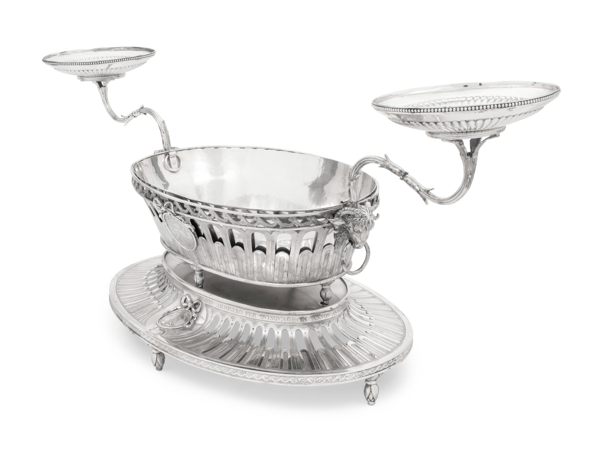 A George III Silver Epergne