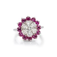 DIAMOND AND RUBY RING
