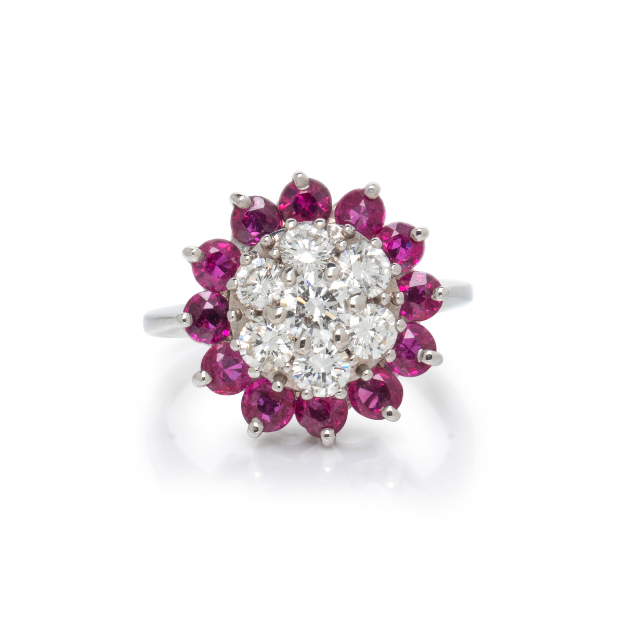 DIAMOND AND RUBY RING