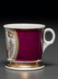 A Telegraph Operator's Porcelain Occupational Shaving Mug