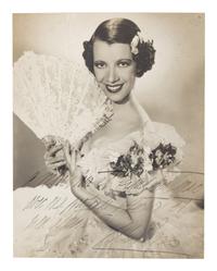 PONS, Lily (1904-1976). Black and white photographic portrait, signed (“Lily Pons”) and additionally inscribed to Pasquale Amato, n.d.