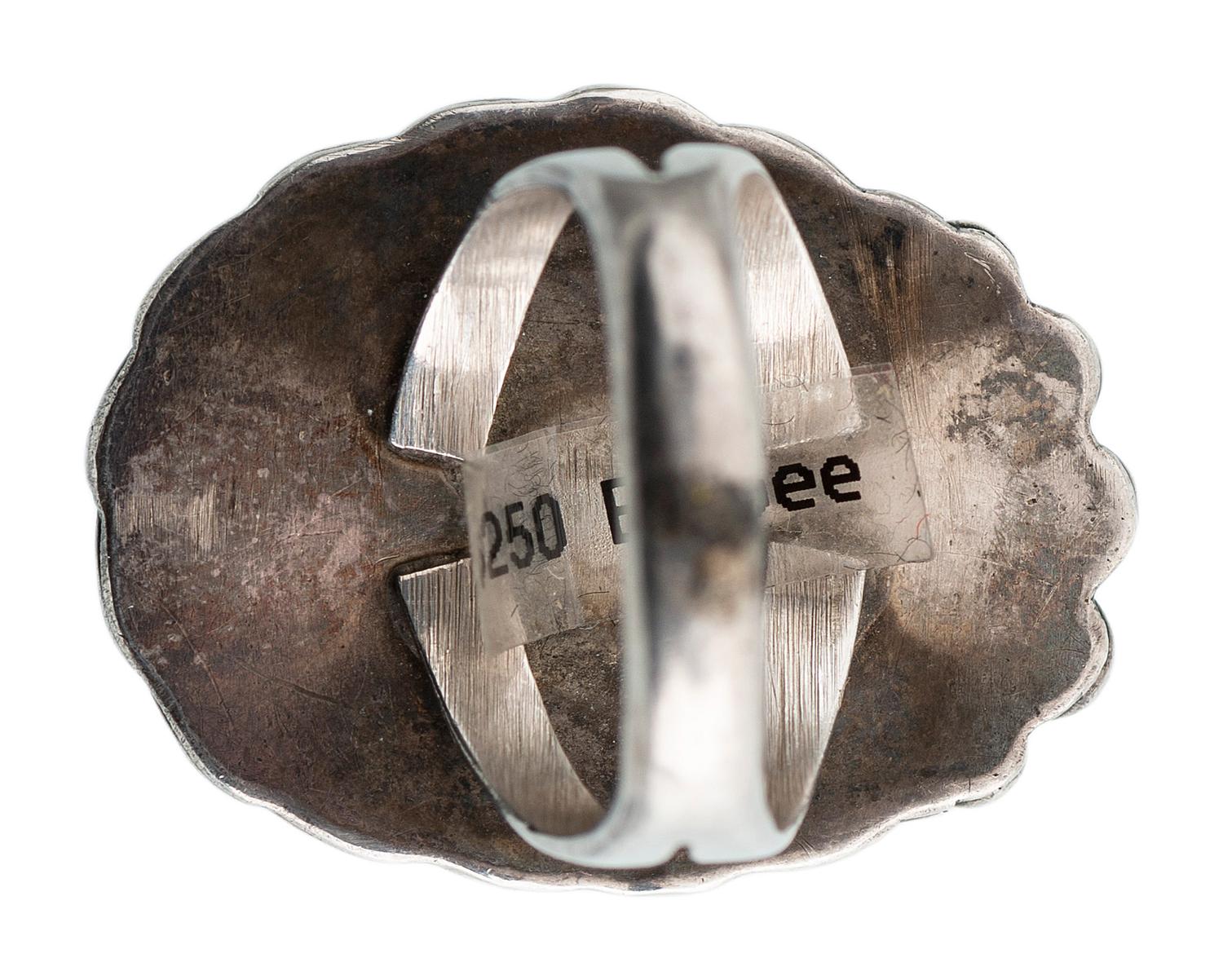 Navajo Silver and Bisbee Turquoise Ring